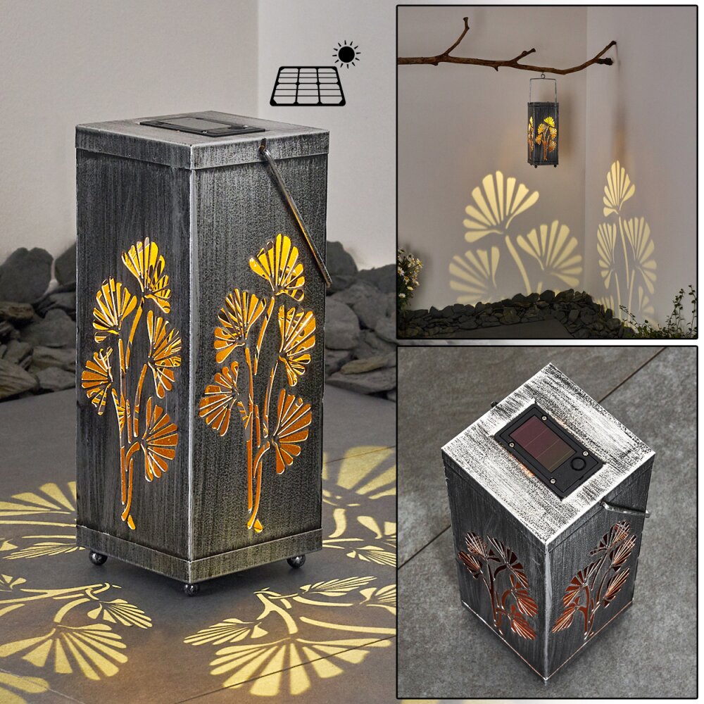 lampe solaire Parikia LED Cuivre, Argenté, 1 lumière main product photo