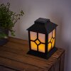lampe solaire Folgarida LED Noir, 64 lumières