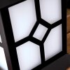 lampe solaire Folgarida LED Noir, 64 lumières