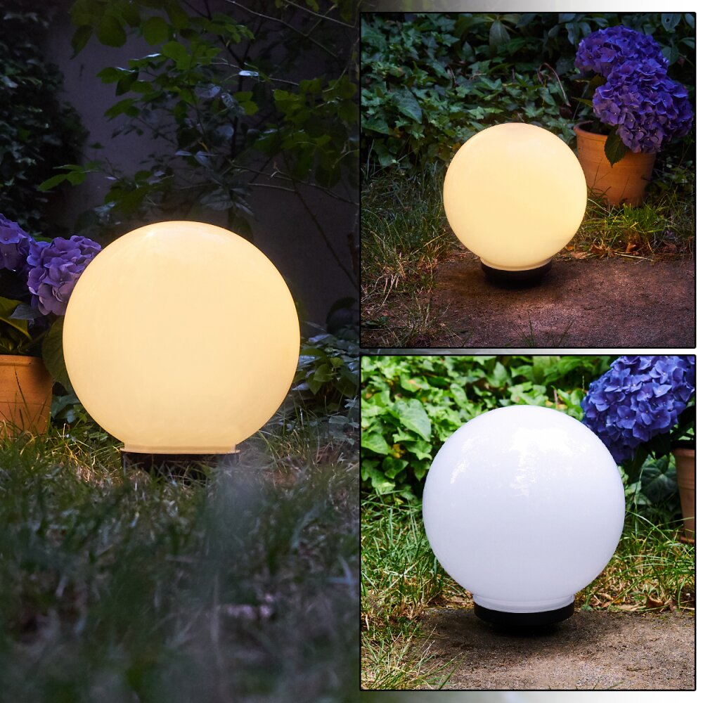 boule lumineuse Campinas LED Noir, Blanc, 1 lumière main product photo
