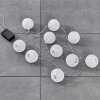 Guirlande solaire Redding LED Blanc, 10 lumières
