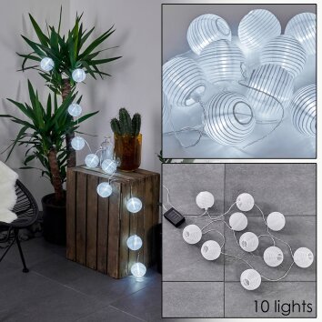 Guirlande solaire Firefly String Lights 100 LED blanc chaud : Décorations  lumineuses et guirlandes d'extérieur SMART GARDEN mobilier - botanic®