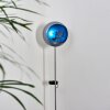 lampe solaire Loano LED Bleu, Argenté, 1 lumière