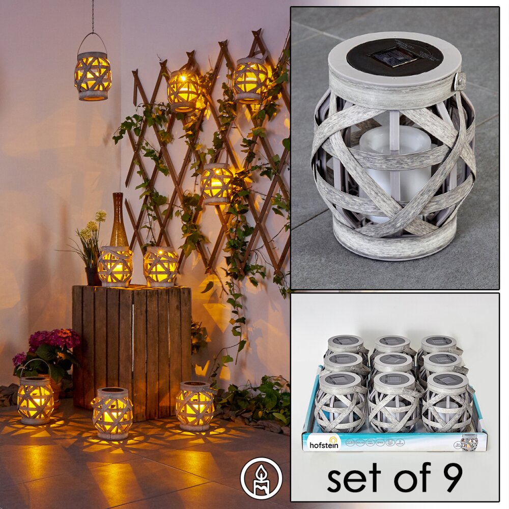 lampe solaire Roanoke LED Gris, 1 lumière main product photo