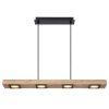 Suspension Globo JOYA LED Noir, 4 lumières