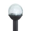 Lot de 3 lampes solaires Globo LED Noir, 1 lumière