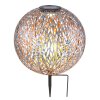 lampe solaire Globo LED Argenté, 1 lumière