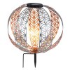 lampe solaire Globo LED Argenté, 1 lumière