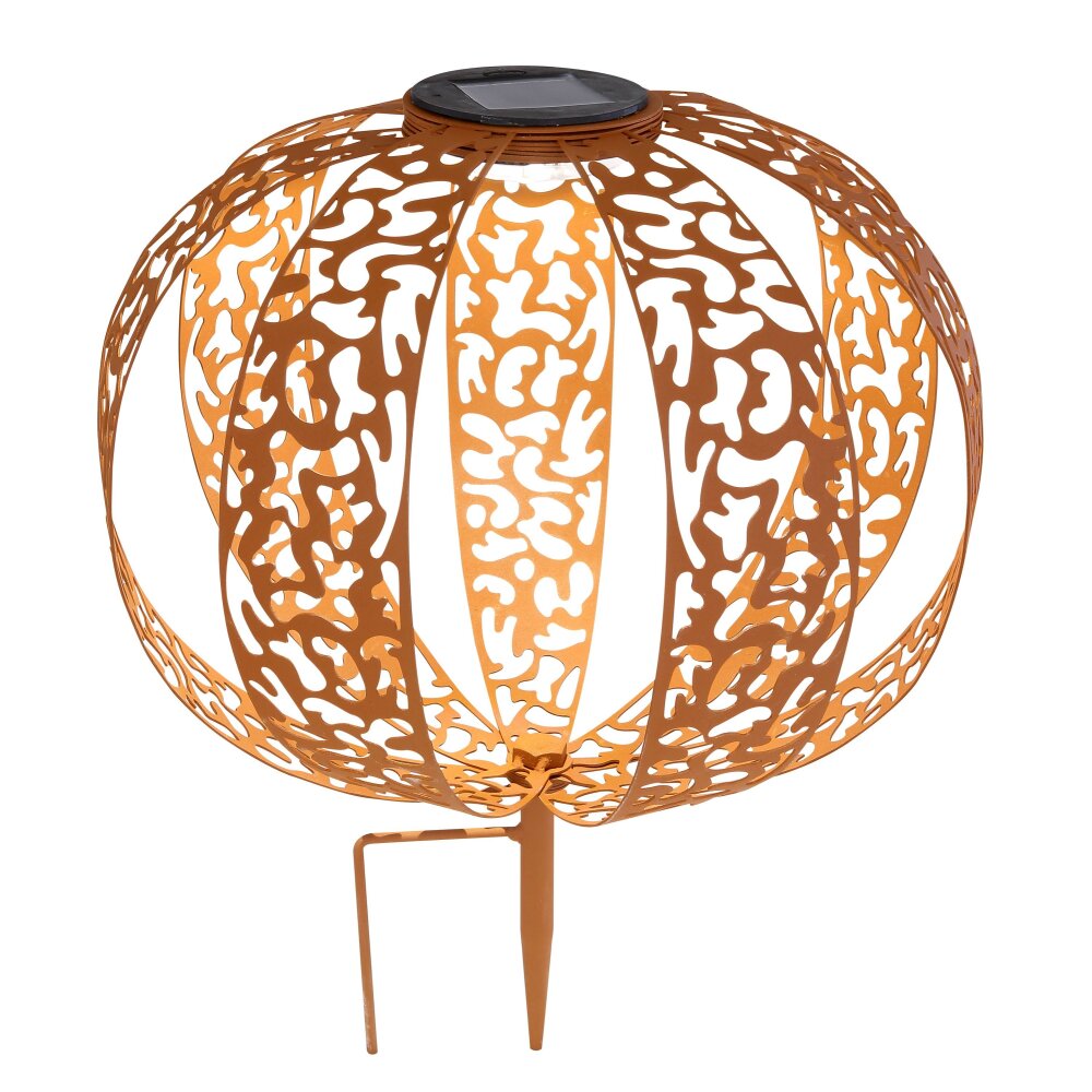 lampe solaire Globo LED Rouille, 1 lumière main product photo