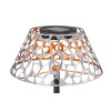 lampe solaire Globo LED Argenté, 1 lumière