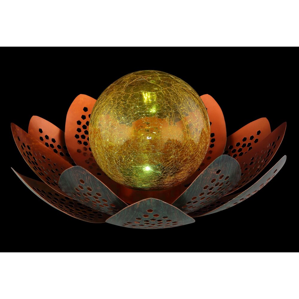 lampe solaire Globo LED Vert, 1 lumière main product photo