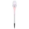 lampe solaire Globo LED Acier inoxydable, 2 lumières, Changeur de couleurs