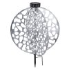 lampe solaire Globo LED Argenté, 1 lumière