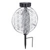 lampe solaire Globo LED Argenté, 1 lumière