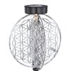 lampe solaire Globo LED Argenté, 1 lumière