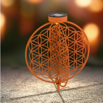 lampe solaire Globo Rouille, 1 lumière