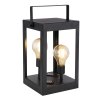 lampe solaire Globo LED Noir, 2 lumières lampe solaire Globo LED Noir, 2 lumières