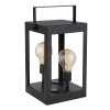 lampe solaire Globo LED Noir, 2 lumières lampe solaire Globo LED Noir, 2 lumières