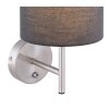 Applique murale Globo SANNA Anthracite, 1 lumière