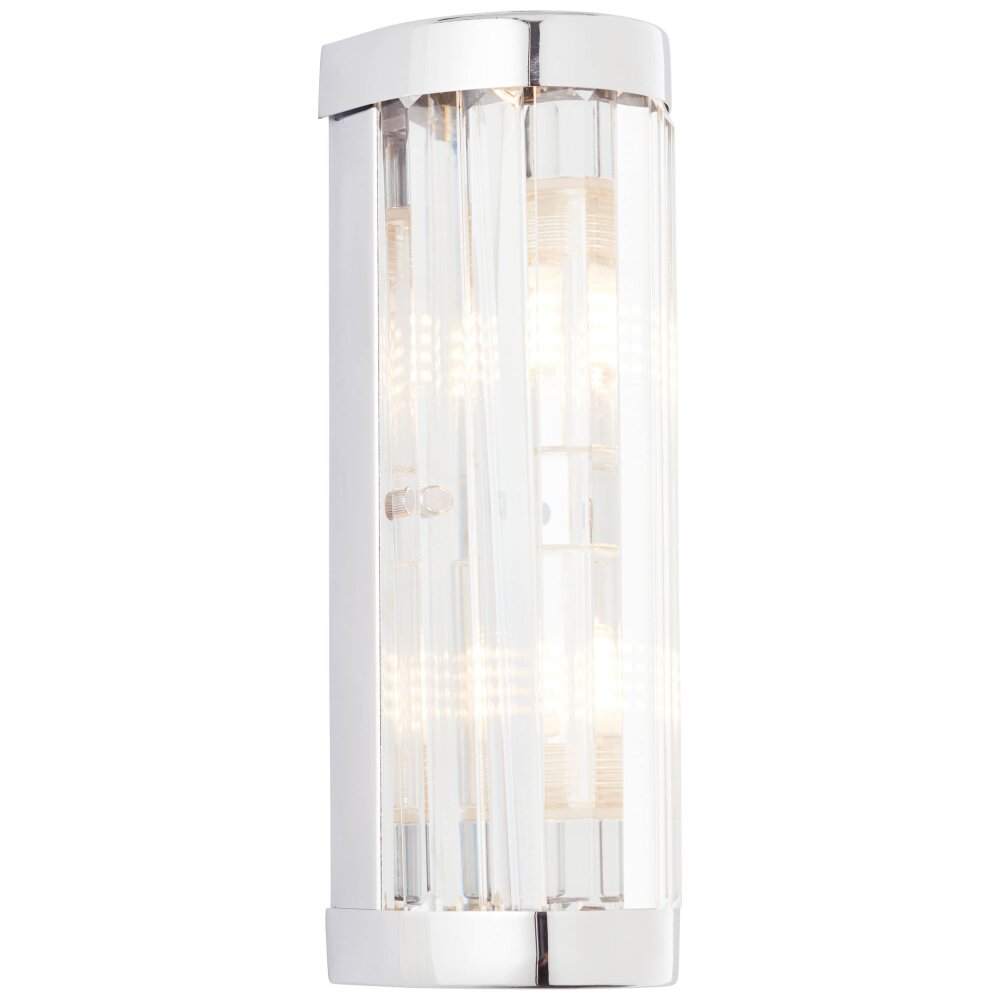 Applique murale Brillliant Lemont Argenté, 2 lumières main product photo