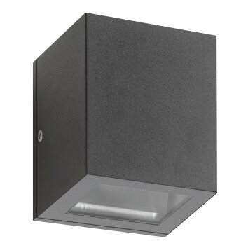 Applique murale d'extérieur LCD 5004 Noir, 1 lumière