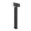 Borne lumineuse Lutec CUBA LED Anthracite, 2 lumières