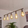 Suspension Tulla Nickel mat, 5 lumières
