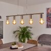 Suspension Tulla Nickel mat, 5 lumières