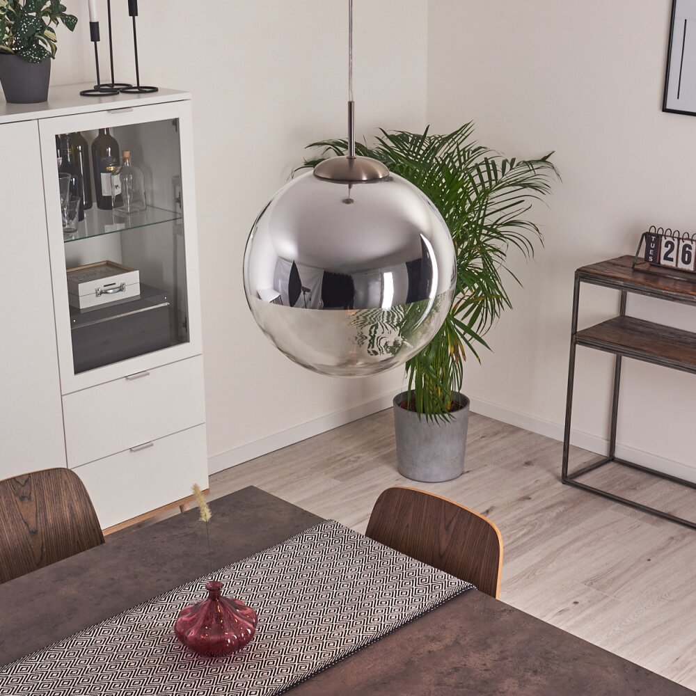 Suspension Degevos Nickel mat, 1 lumière main product photo