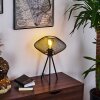 Lampe de table Moholm Noir, 1 lumière