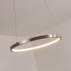 Suspension Calcium LED Nickel mat, 1 lumière