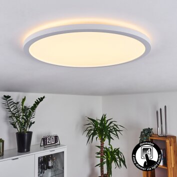 Plafonnier Boyero LED Blanc, 1 lumière