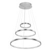 Suspension Globo RALPH LED Nickel mat, 1 lumière