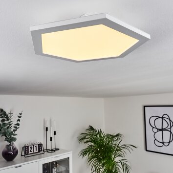 Plafonnier Fanebal LED Blanc, 1 lumière