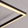 Plafonnier Frederick LED Noir, Blanc, 1 lumière