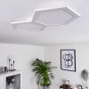Plafonnier Fanebal LED Blanc, 1 lumière