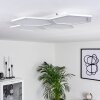 Plafonnier Fanebal LED Blanc, 1 lumière