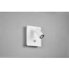 Applique murale d'extérieur Trio Tunga LED Blanc, 1 lumière, Détecteur de mouvement