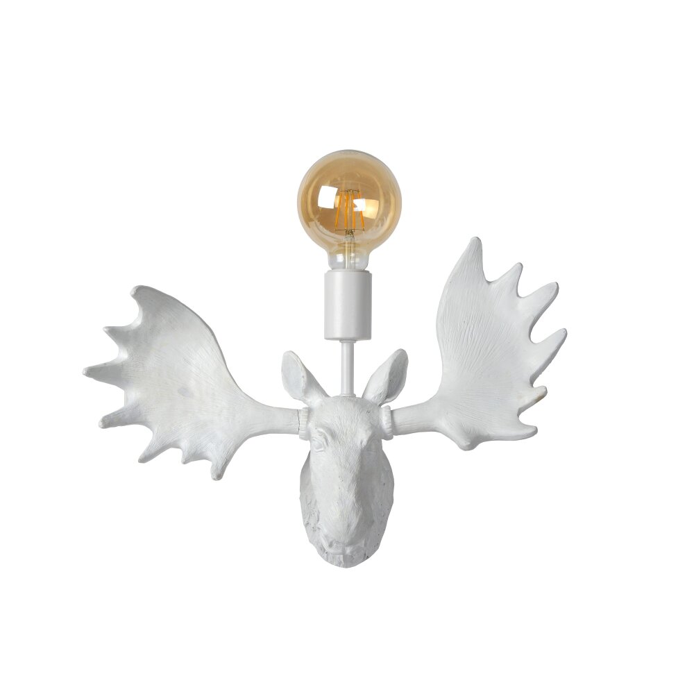 Applique murale Lucide MOOSE Blanc, 1 lumière main product photo