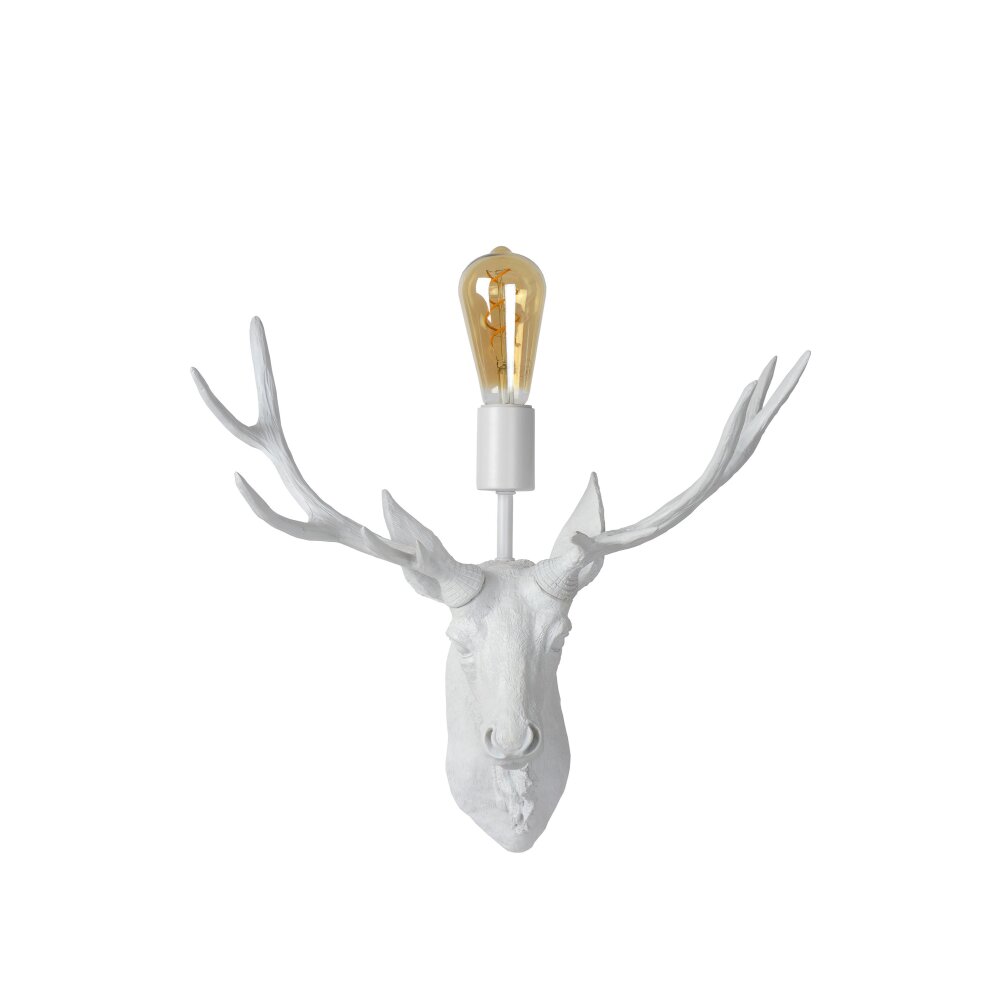 Applique murale Lucide CARIBOU Blanc, 1 lumière main product photo
