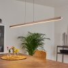 Suspension Mattawan LED Nickel mat, 1 lumière