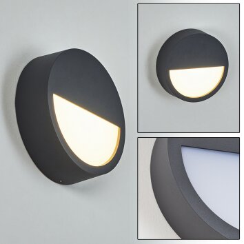 Applique murale d'extérieur Nagap LED Anthracite, Blanc, 1 lumière Applique murale d'extérieur Nagap LED Anthracite, Blanc, 1 lumière