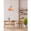 Suspension Steinhauer Veneer Noir, 1 lumière