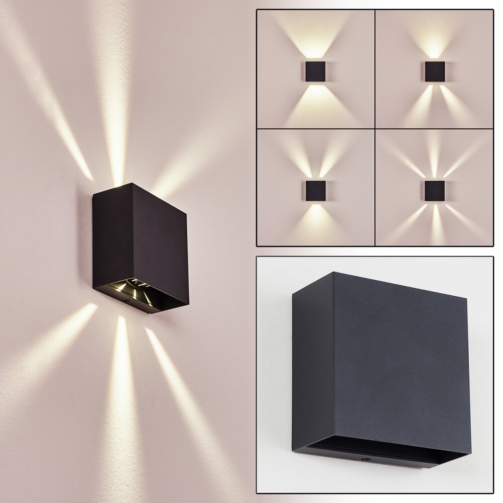 Applique murale d'extérieur Spidern LED Anthracite, 1 lumière main product photo