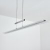 Suspension Hogana LED Nickel mat, 1 lumière