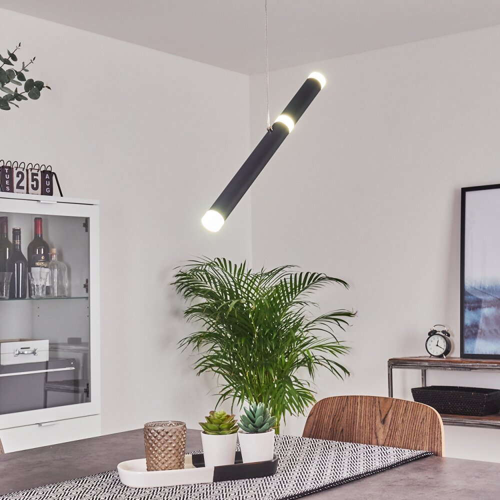 Suspension Térou LED Anthracite, 1 lumière main product photo