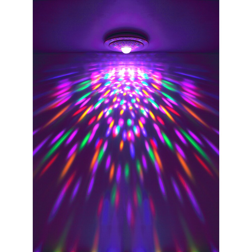 Plafonnier Globo SANTINA LED Blanc, 1 lumière, Télécommandes main product photo