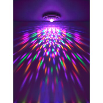 Plafonnier Globo SANTINA LED Blanc, 1 lumière, Télécommandes