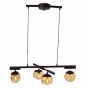 Suspension By Rydens Labelle Noir, 4 lumières