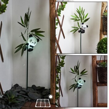 lampe solaire Beo LED Vert, Noir, Blanc, 1 lumière
